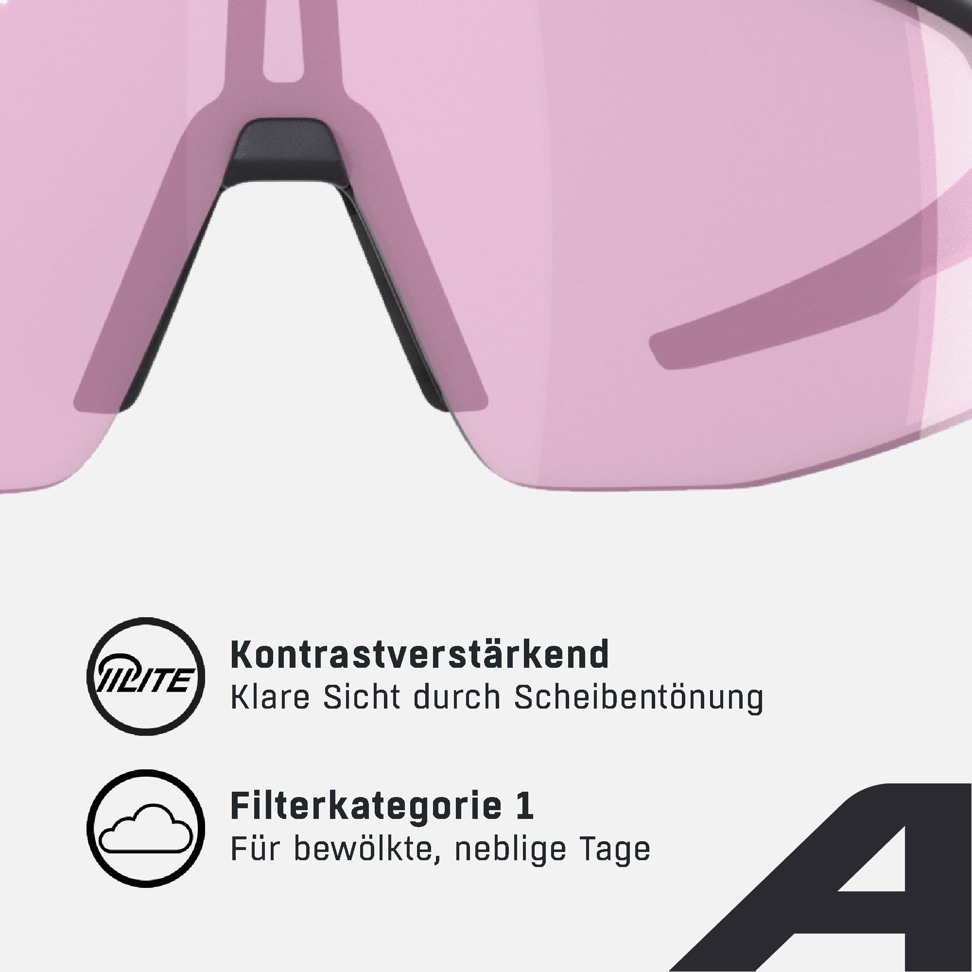 Alpina Turbo Pro S Q-Lite - Elegante Sport-Performance Brille mit integrierter Lüftung