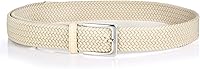 Vista 4 de BSLLNEK Cinturón trenzado elástico, 1 38 pulgadas, cinturón elástico tejido para golf, pantalones cortos y casuales