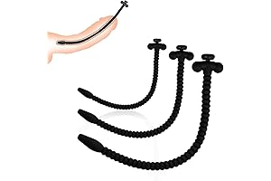 3 Pcs Urethral Sounds Silicone Plug, Penis Sound Dilators