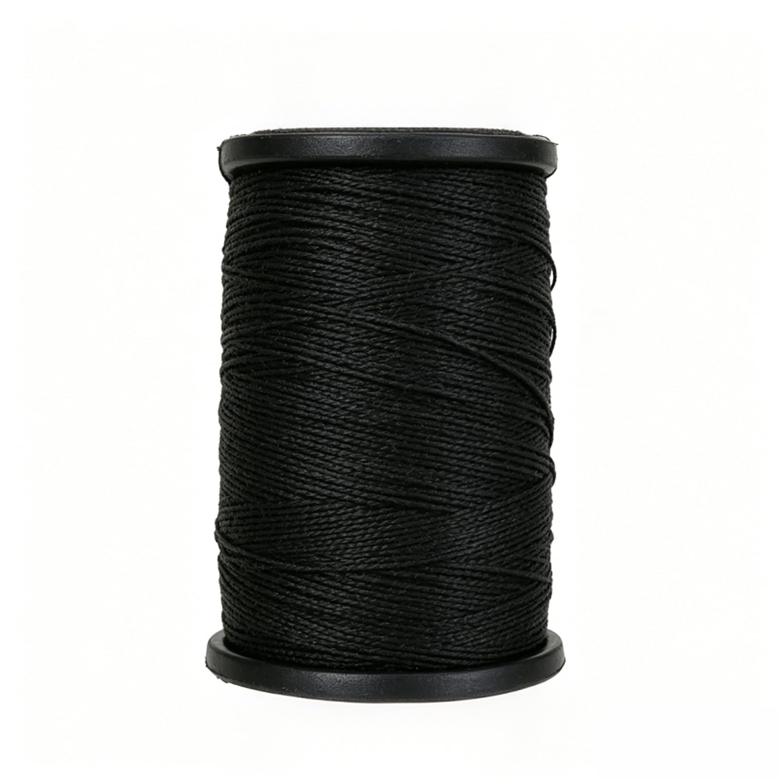 50M Black Nylon Sewing Thread Strong Bonded Heavy Duty for Upholstery