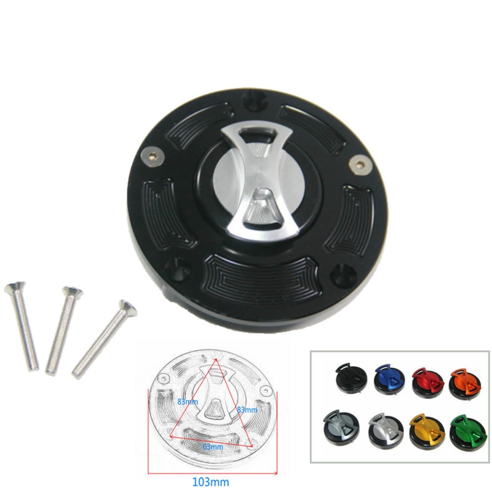 Tappo Serbatoio Moto Per TNT300 TNT600 502C 752S TNT 300 | Tappo in alluminio CNC a tenuta stagna: leggero, facile da installare e dal design accattivante