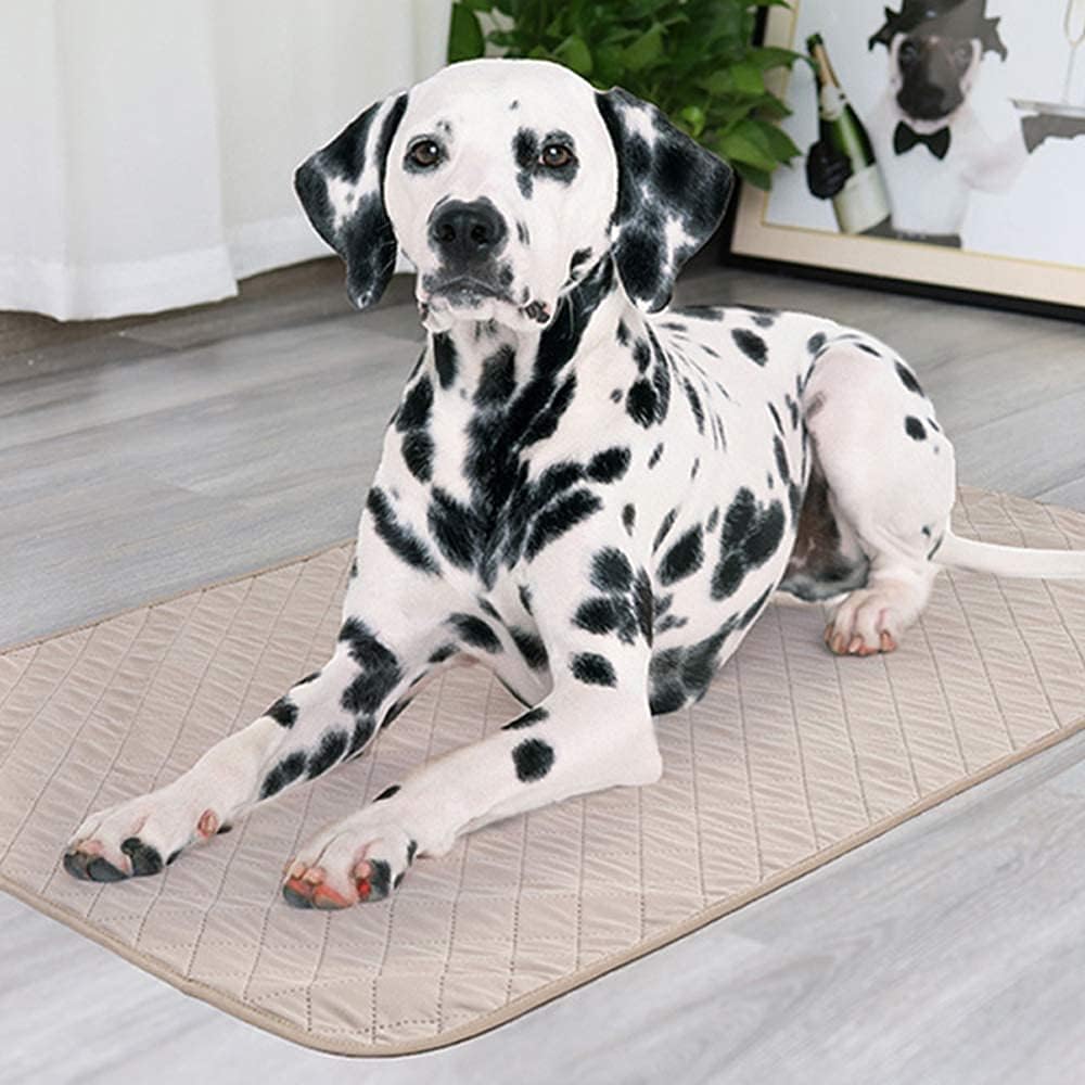DogLemi Natural Bamboo Fiber Dog Pee Pads Deodorant Leakproof Moisture Proof Fast Absorbent Washable Reusable Pet Underpads for Pet…