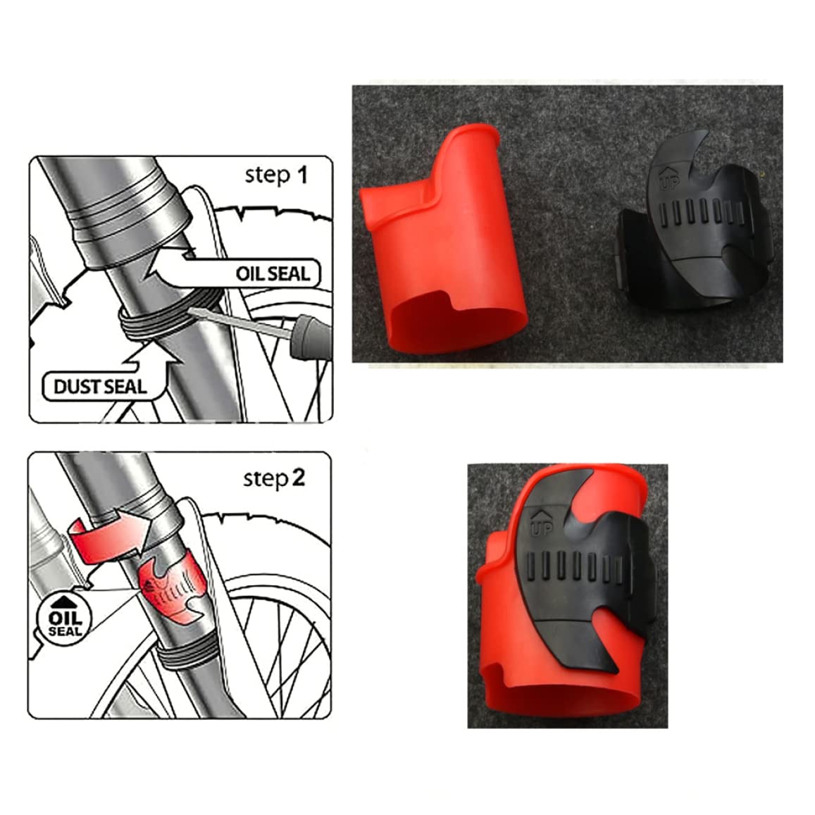 Outil Nettoyeur Joints De Fourche Moto | Pour 45-55mm | Plastique Résistant | Réparation Et Entretien
