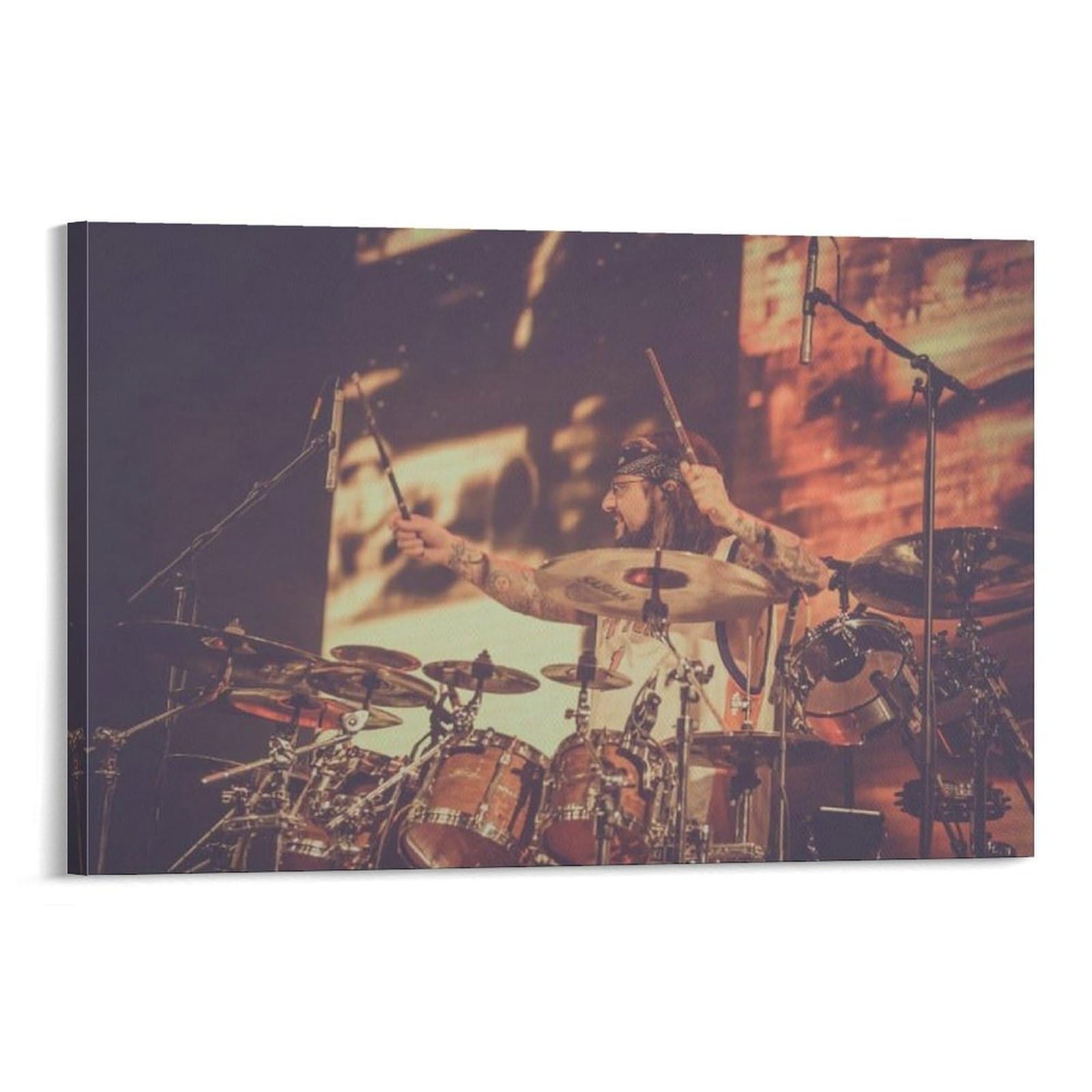 FCOIN Mike Portnoy Canvas Poster Wall Art Poster Scroll Canvas Painting Picture Living Room Decor Home 20x30inch(50x75cm)