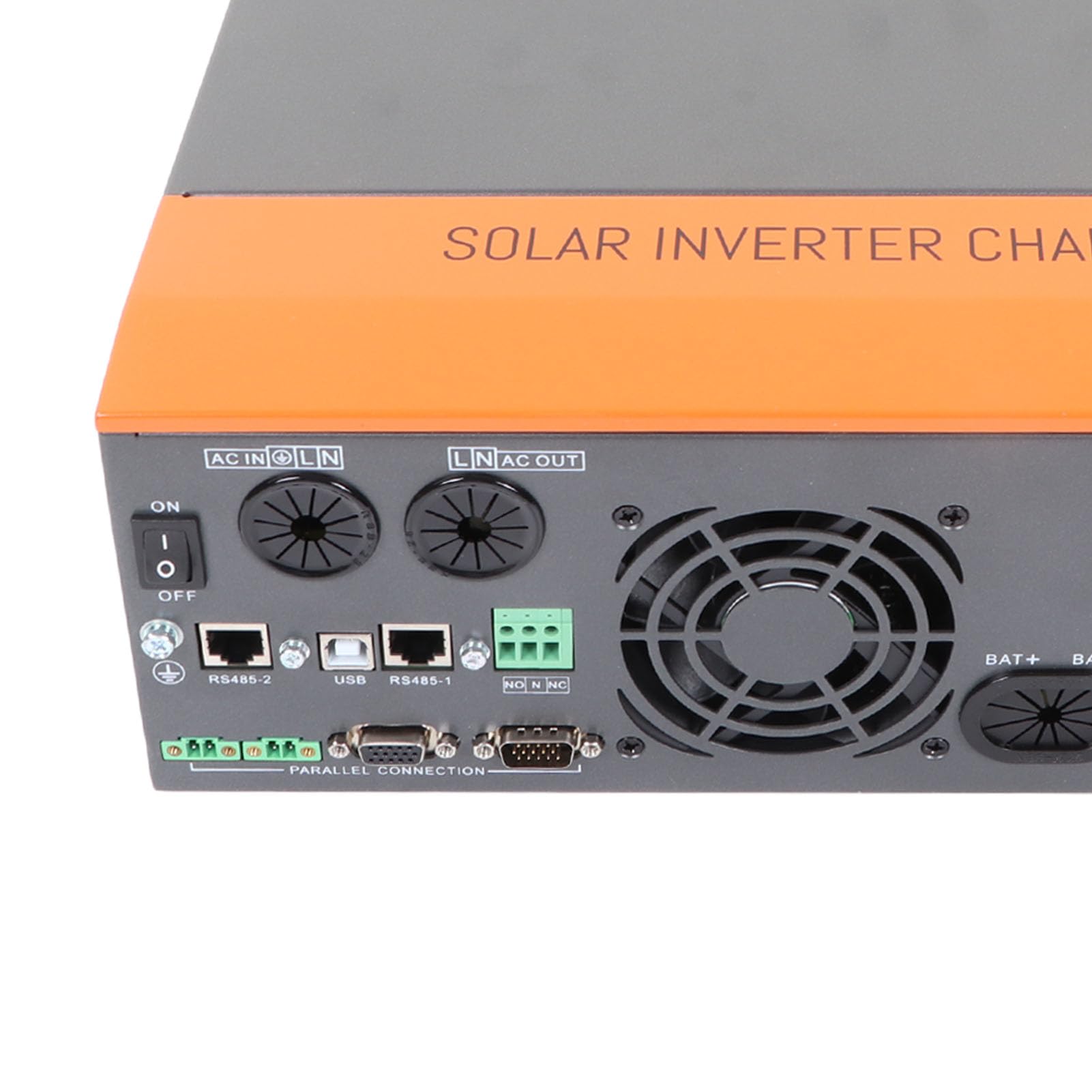 Fafeicy Falownik Solarny, Inwerter Czysta Sinus 5600W 48V z MPPT 80A, do
