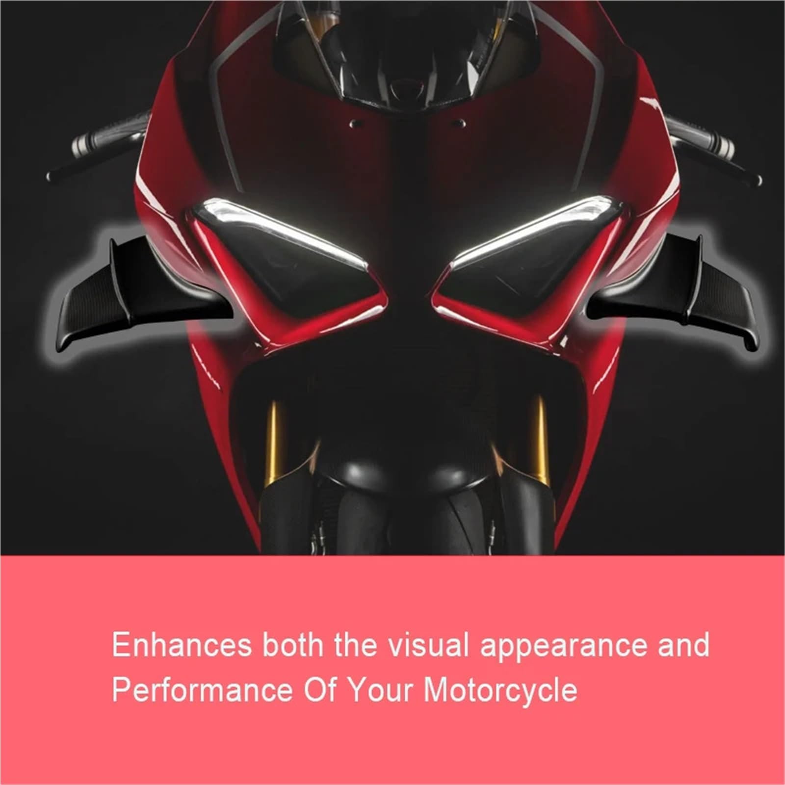 Front Bumper Splitter dachowy Pasuje do Honda CB650R CB1000 CB1000R CBR1100 CBR600RR CBR1000RR CBR 600RR Zestaw aerodynamiczny motocykla Spoiler