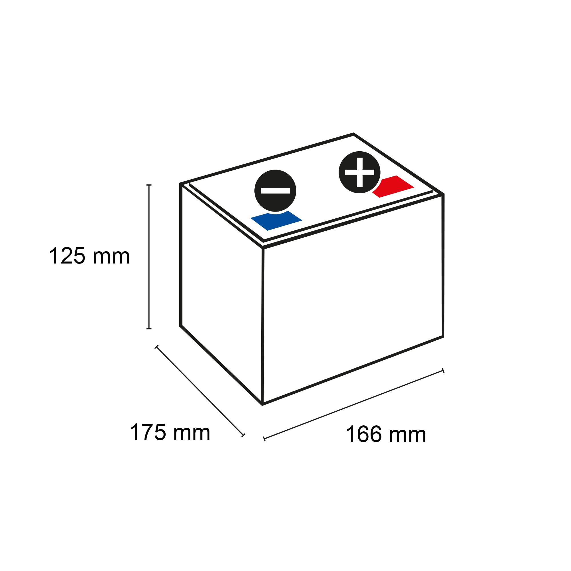 Batería Qbatteries 12LSX-24 Agm Long Life. Tecnología AGM. 12V - 24Ah (166x17...