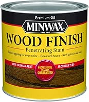 Vista 52 de Minwax Wood Finish 227644444, Tinte negro verdadero, media pinta