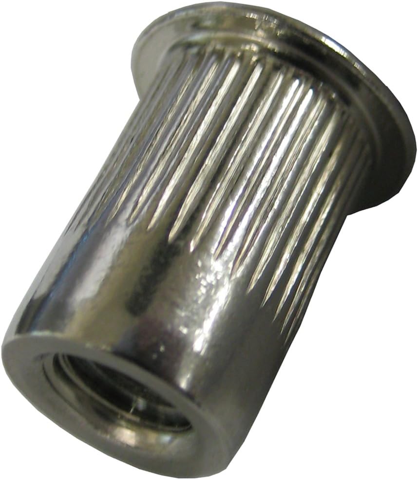 SSKL375-16-150 300 Stainless Thin-NUT, Large Flange, Plain Finish, 3/8-16 x .030-.150 Grip Range (Pack of 100)