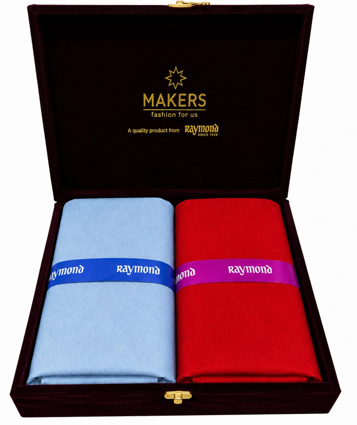 raymond fabrics Makers Men's Exclusive Unstitched Shirt & Trouser Fabric Set | Premium Dress Material Combo in Luxury Case | Custom Tailoring Fabric for Formal Wear-picture-16