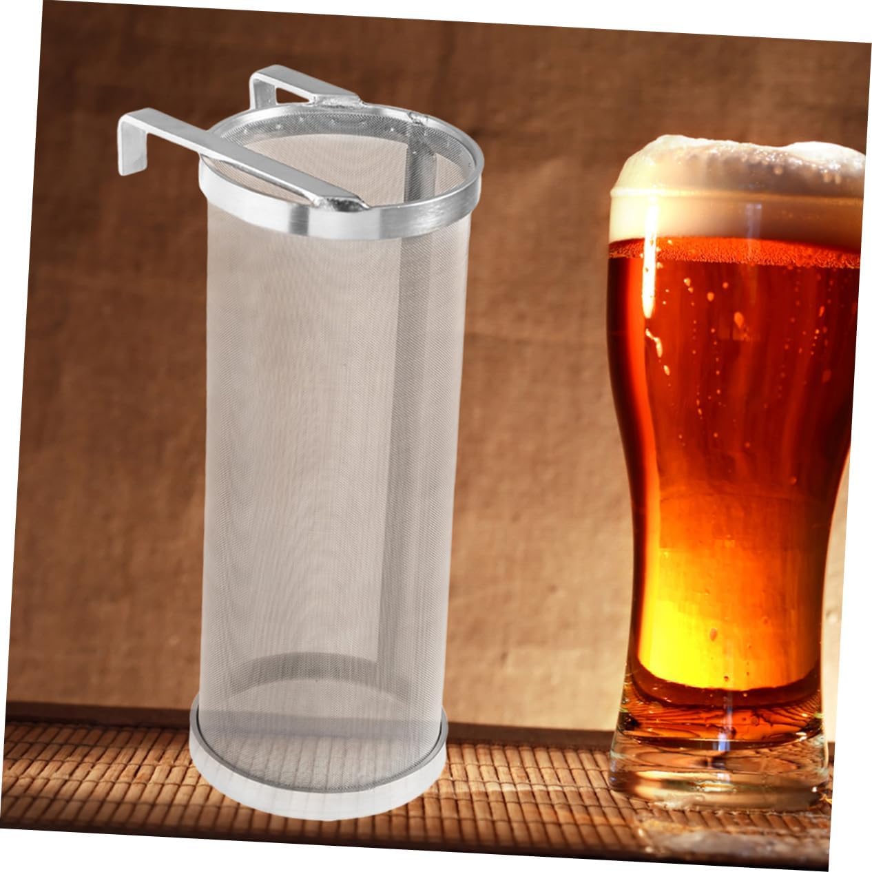 Stainless Steel Filter Strainer Tool for Brewing Mesh Design for Beer and Brewing Easy to Clean and for Keeping Debris Pumps and Chill Systems