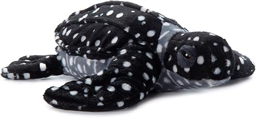 The Petting Zoo Leatherback - Peluche de tortuga marina, regalos para niños, animales marinos salvajes Onez, juguete de peluche de tortuga marina de