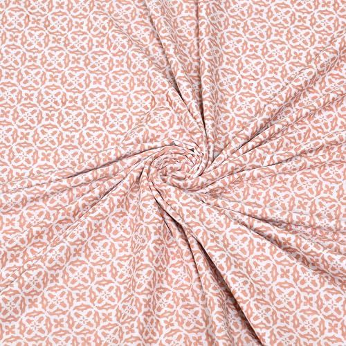 Image of Blanket Double Bed, Dohar Cotton King Size | Soft Light Weight, Quilt, Duvet Double Bed Cotton, Blanket 84 inchx96 inch - Orange Blue, Pack of 1