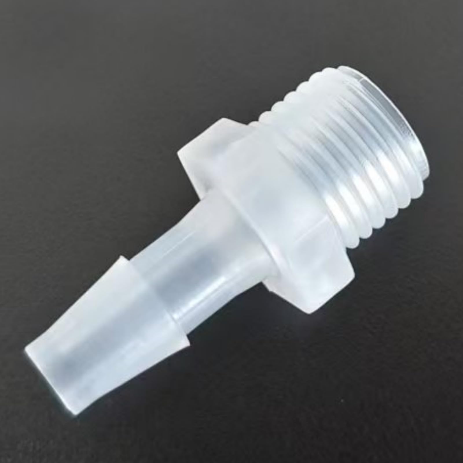 Adaptador de rosca macho 1/4G – Conector de manguera de plástico PP duradero for maquinaria de laboratorio y alimentos – Paquete de 50(1/4inch 6.4mm)
