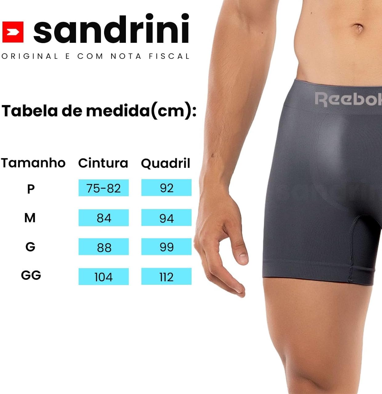 Promoção Amazon Kit 12 Cuecas Boxer Reebok Microfibra Masculinas 6 61Vdvot1Rkl. Ac Sl1280