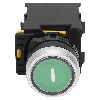 Ketsicart Push Button, Corrosion Resistance Good Electrical Conductivity High Stability Push Button Switch Waterproof for Electrical Equipment