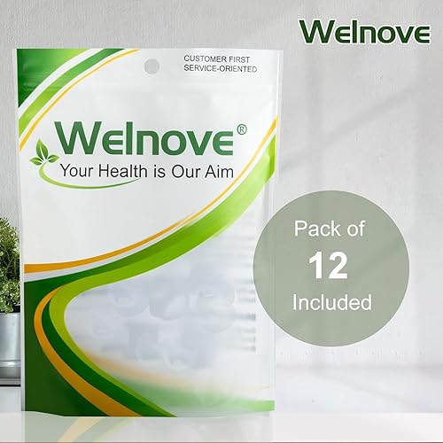 Miniatura 7 de Welnove Separador de dedos de gel, espaciadores de dedos meñiques, cojines de dedos pequeños para evitar roces y aliviar la presión (paquete de 12)