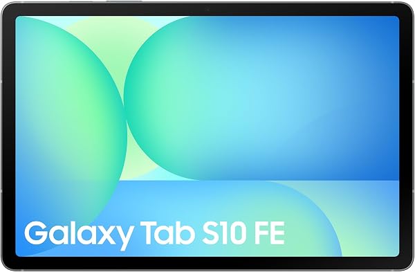 Samsung Galaxy S10 FE Android Tablet, Wifi, 128GB Storage, 8GB Memory, 10.9" Display, S Pen included, Long lasting Battery, Grey, 3 Year Extended Warranty (UK Version) - 1