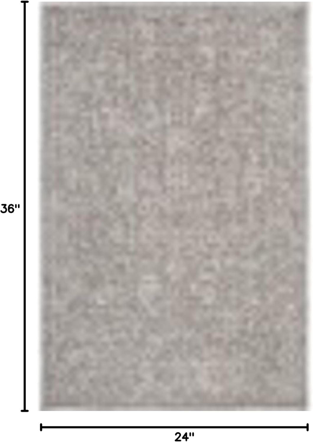 Gustavo Gray and Ivory Updated Traditional Area Rug 2' x 3'