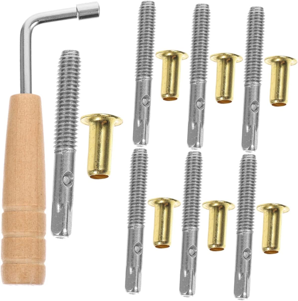 5sets Lyre Harp Tuning Pin Wrench and Accessories Precision Tool for Stringed Instruments Quick Tuning Design for Musicians and Beginners