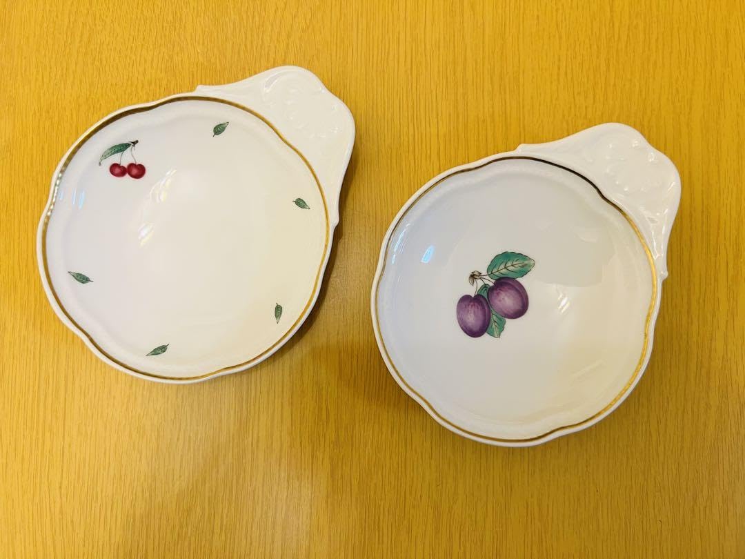 Amazon.co.jp: リチャード ジノリ ミニプレート柄違い2枚セット