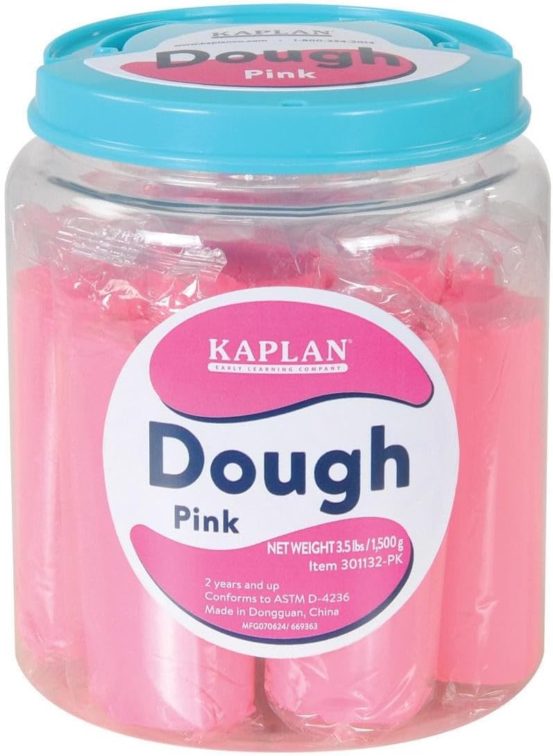 Kaplan Early Learning Kaplan Dough Custom Colors Set - 10 Non-Toxic 3.5lb Containers for Creative Play - Ideal for Molding, Stamping, and Rolling - Safe, Pliable Play Dough for Toddlers/Kids, Ages 2+