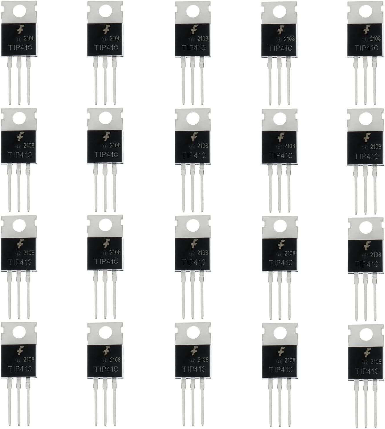 BOJACK TIP41C triode TO-220 in-line Power Transistor Large chip New spot (Pack of 20)