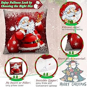 6pcschristmaspillowcoverscushioncoversdecorationholidaydecorthrowpillowcaseforsofacouchchristmasofficebedroomdecorations18x18infunnystyle  Urban Country Home Decor 6 pcs christmas pillow covers cushion covers decoration holiday decor throw pillow case for sofa couch christmas office bedroom decorations18 x 18 infunny style  urban country home decor