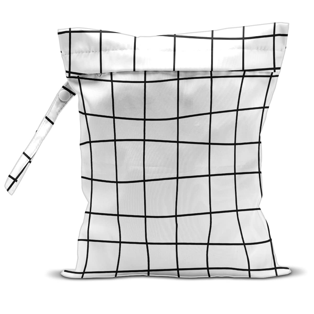 zcyxuuw Wet Bag, Wet Dry Bag, Wet Bag for Swimsuit, Travel, Beach, Pool, Nappies, Dirty Yoga, Gym Clothes, Makeup Bag, Waterproof Reusable Minimalist Aesthetic Line Art Geometric Decor