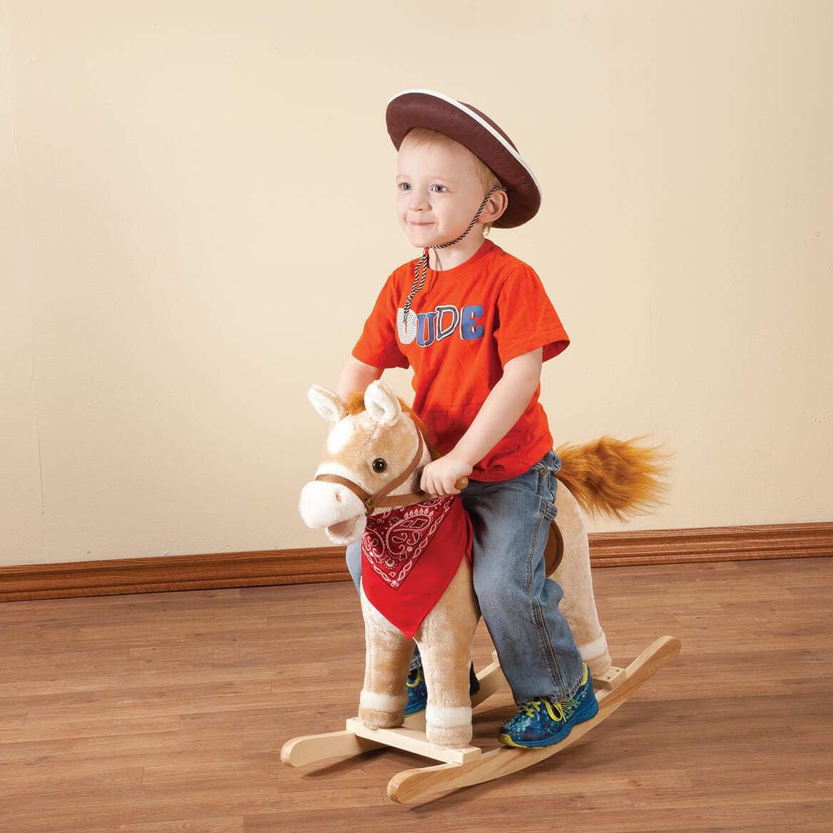 Animated Rocking Horse with Sounds, Plush Ride-On Philippines | Ubuy