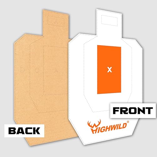 Miniatura 3 de Highwild Objetivos de cartón de 18 x 30 pulgadas para disparar - Objetivos de papel USPSA (paquete de 50)