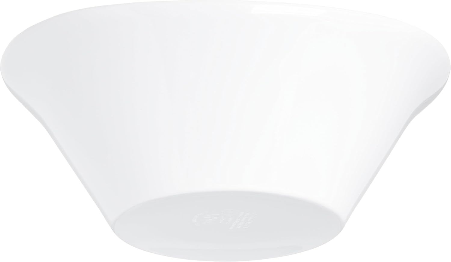 Carlisle FoodService Products Stadia Resuable Plastic Bowl for Home and Restaurant, Melamine, 32 Ounces, White, (Pack of 12)