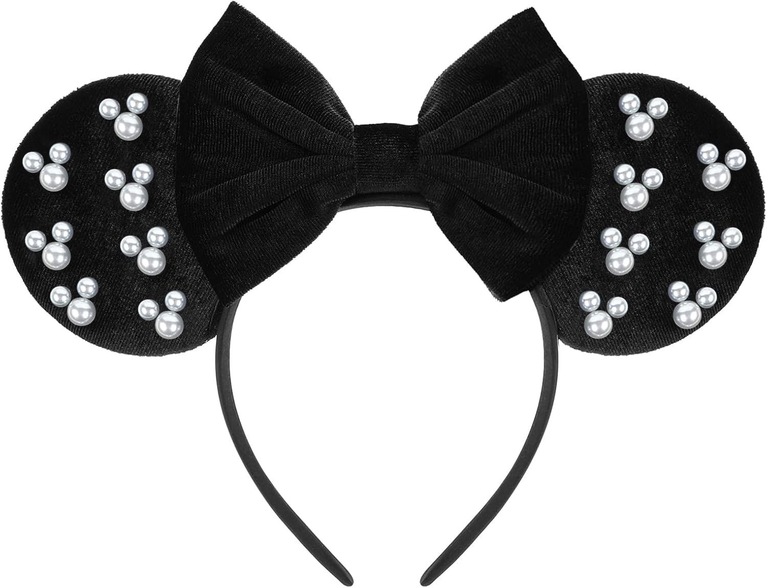 FANYITY Mouse Ears, Sequin Mouse Ears Headband for Boys Girls Women Halloween Birthday Party
