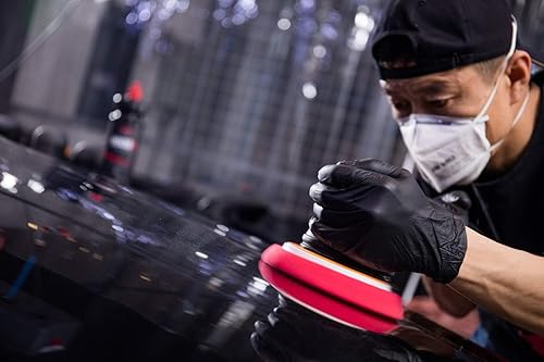 Miniatura 4 de SGCB Pro Car Polisher Series S15, 5 pulgadas DA/ Pulidora de órbita aleatoria de doble acción de 0.591 in, amoladora de velocidad variable de