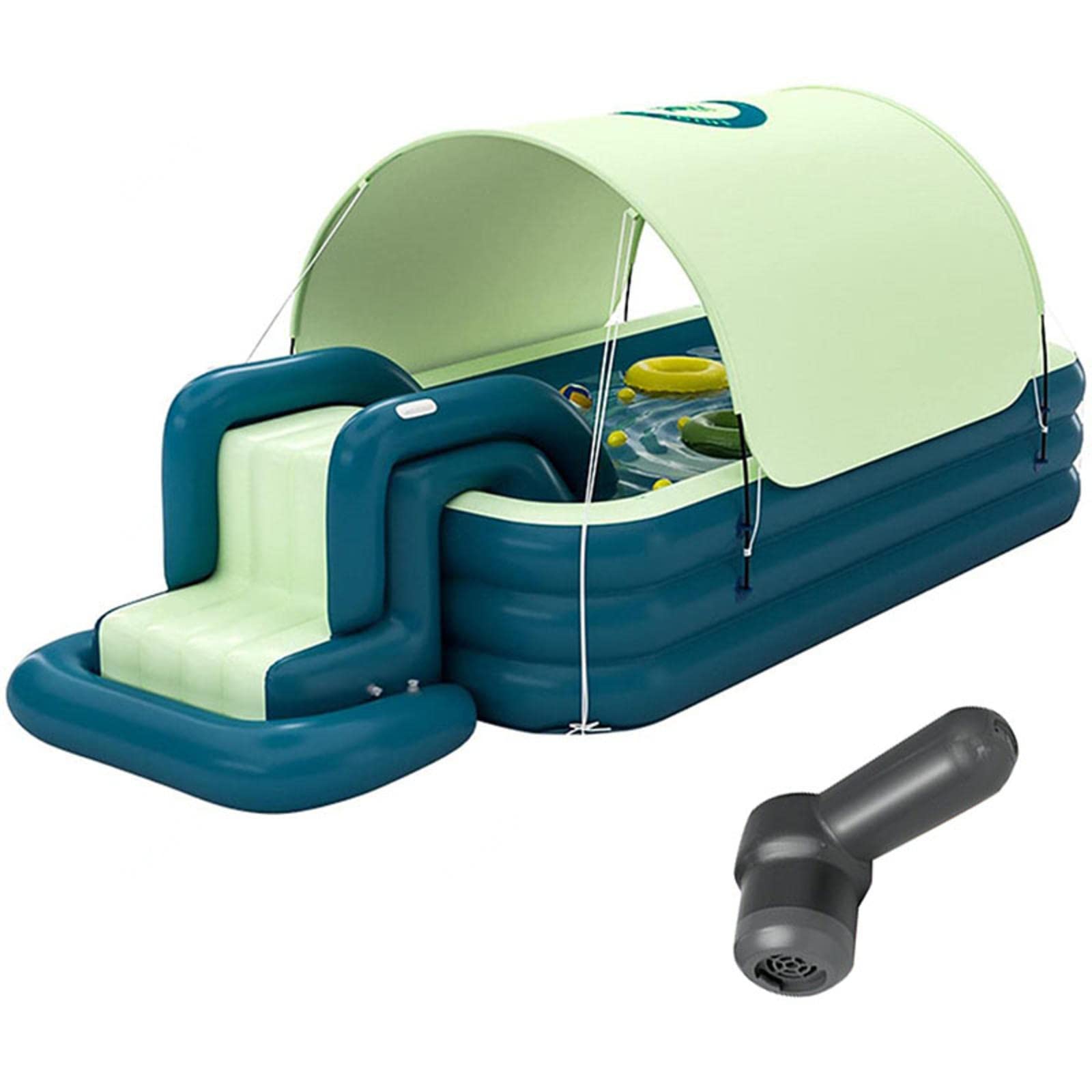 Juguetes Inflables Playa para Niños Regalo Juguete al Aire Libre Verano para Adultos y Niños Fiesta en Piscina Piscinas Hinchables para Niños Mayores 3 Años,Green-2.6M