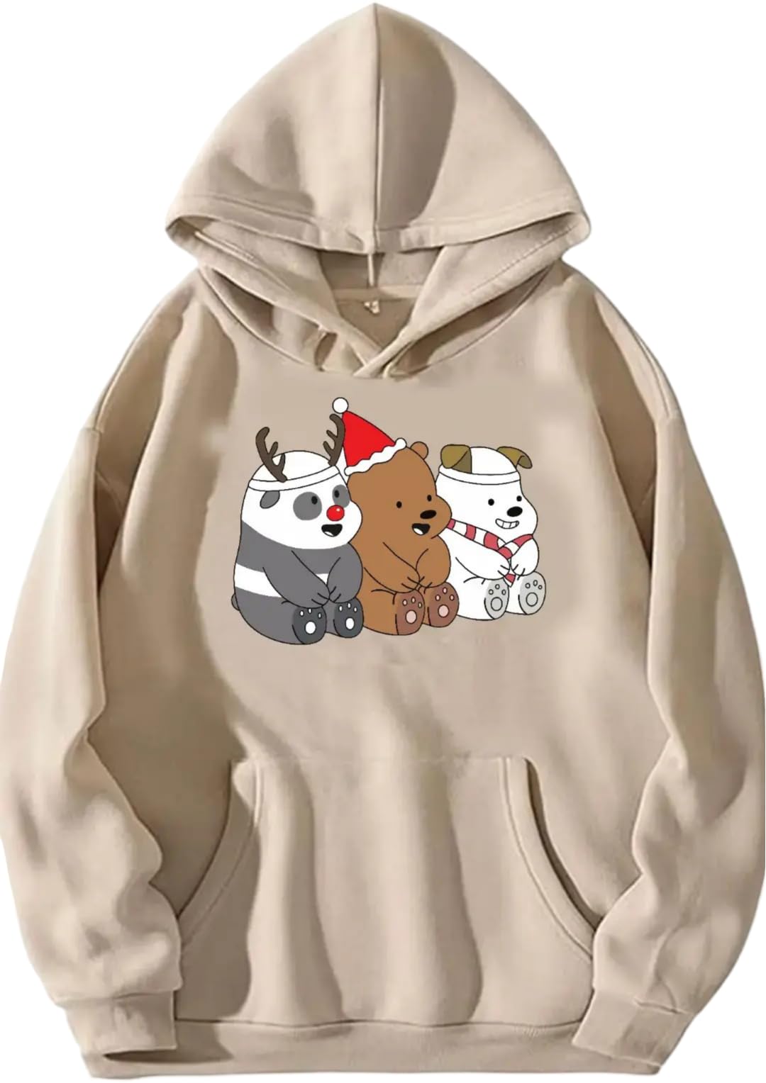 tailed beast Black Men Hooded Sweatshirt Christmas Cap Panda Hoodie for Men & Women-picture-23