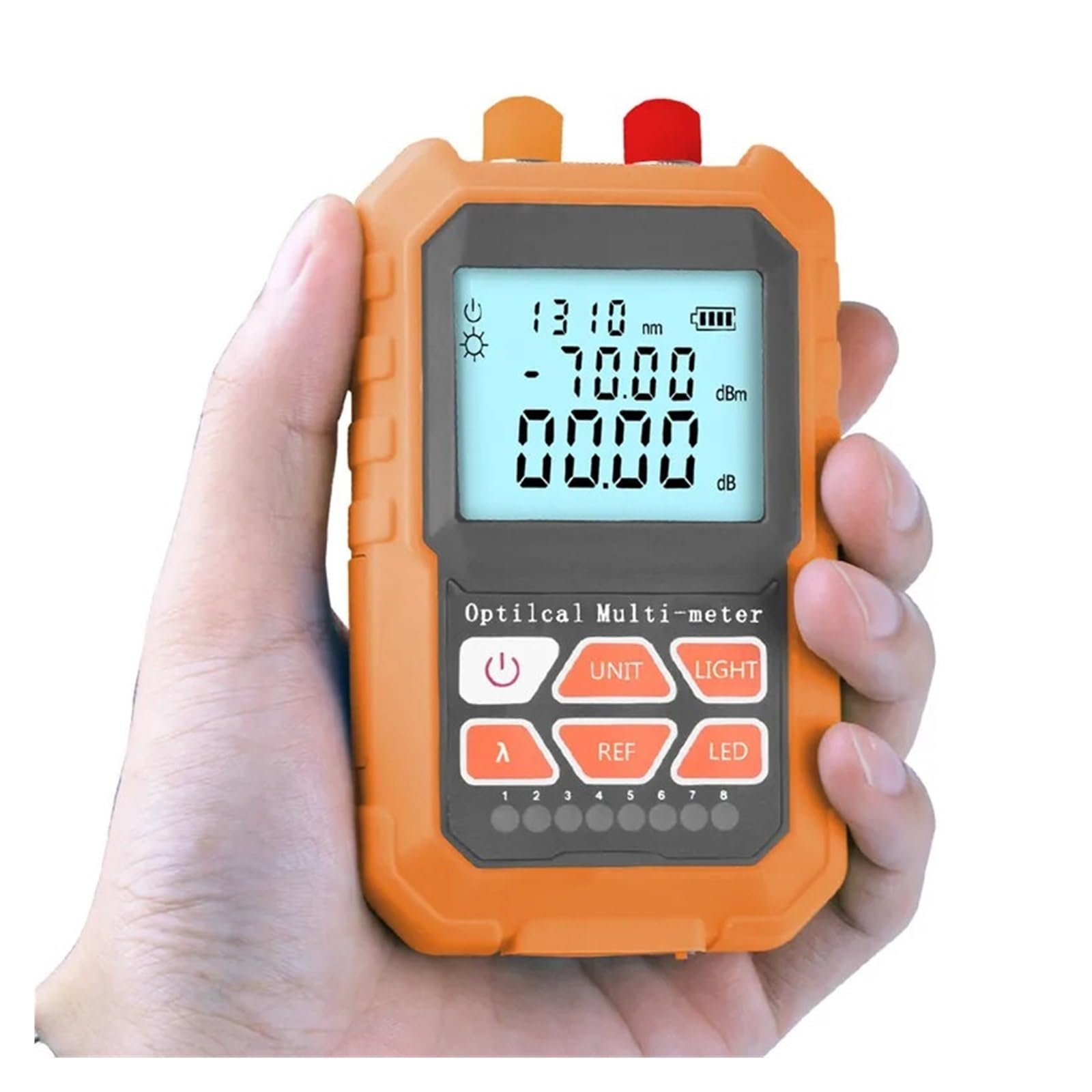 Testeur Fibre Optique Compteur De Puissance Optique Multifonction 2 En 1 SG01 FTTH, Source Lumière Et Localisateur Visuel Défauts 5MW VFL Avec Test Réseau RJ45