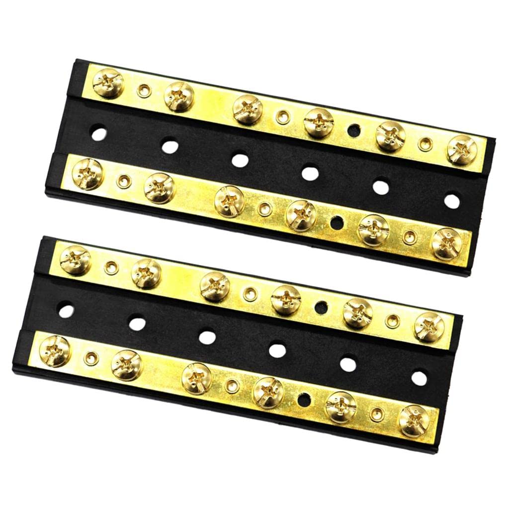 The Style Sutra 2pcs Boat Marine Terminal Block Brass Bus Bar (6P) Power Distribution Block|Motors | Parts & Accessories | Boat Parts |2 Pieces Dual Bus Bar-image-46