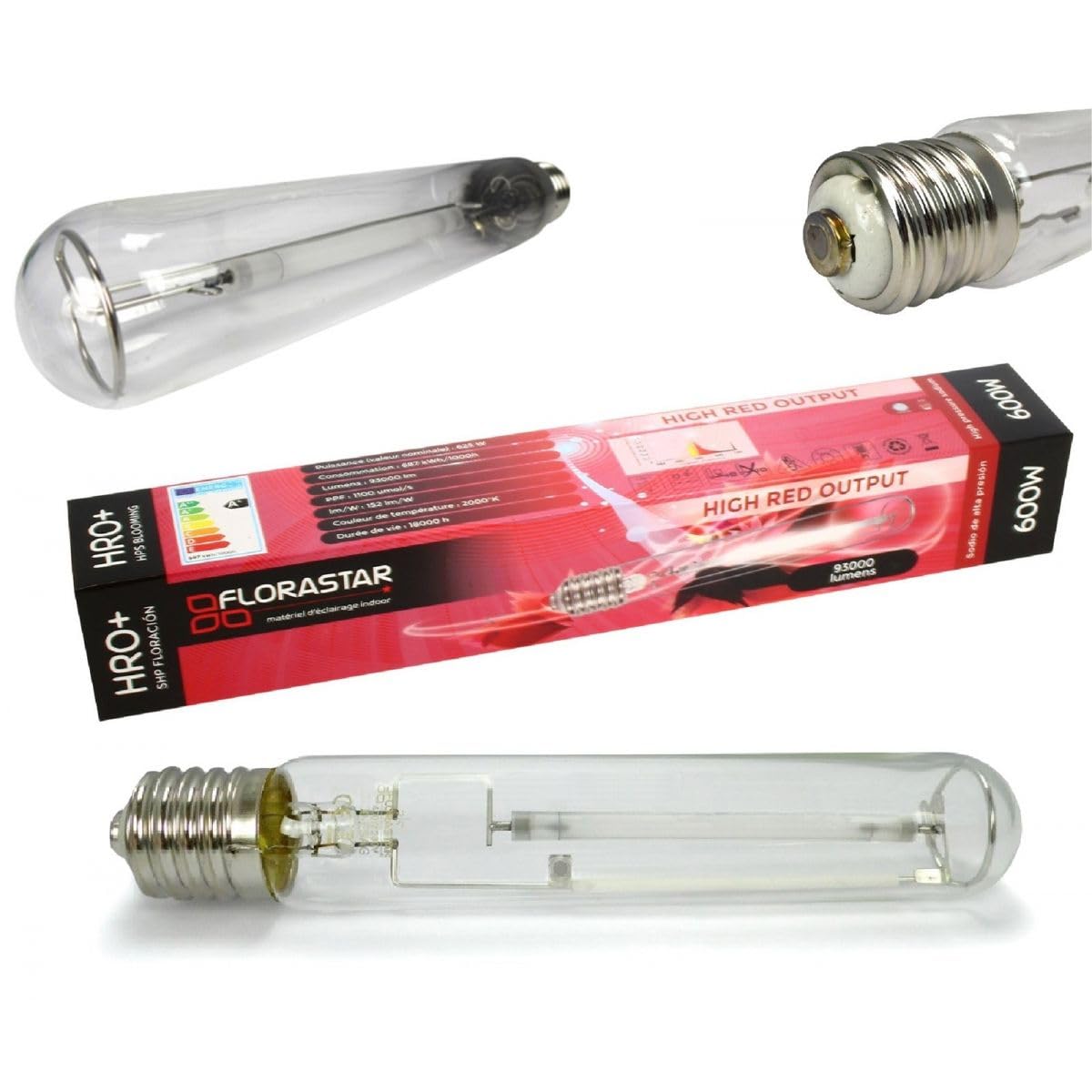 Ampoule HPS 600W HRO Floraison