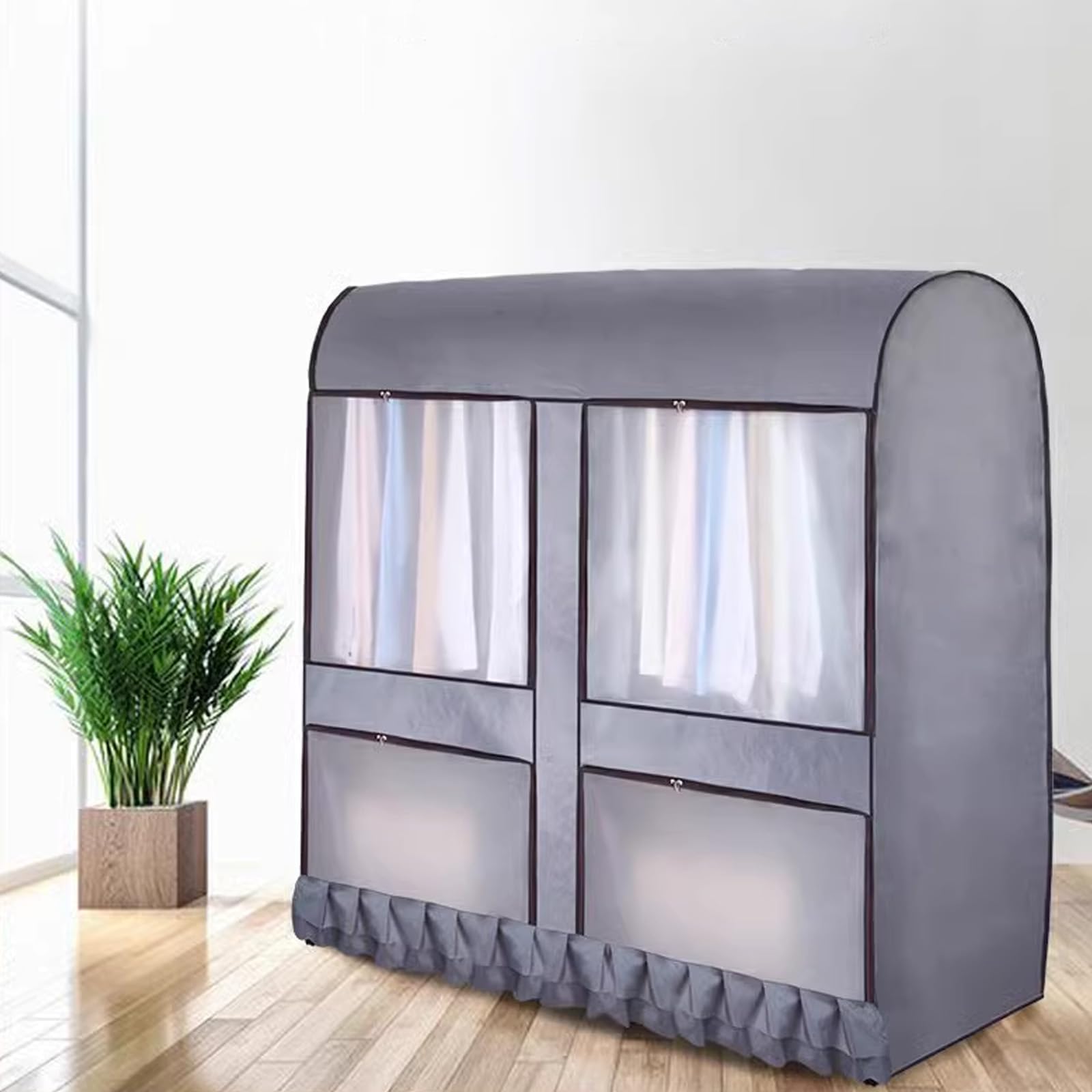 Funda para Barra de Ropa, Funda para Perchero, Bolsas de Ropa a Prueba de polillas para Colgar Ropa, Fundas universales para Perchero y Armario,100 * 50 * 150cm