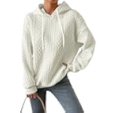 Women's Hoodie Fashion Warm Sweatshirt Casual Loose Hooded Oversized Outerwear
