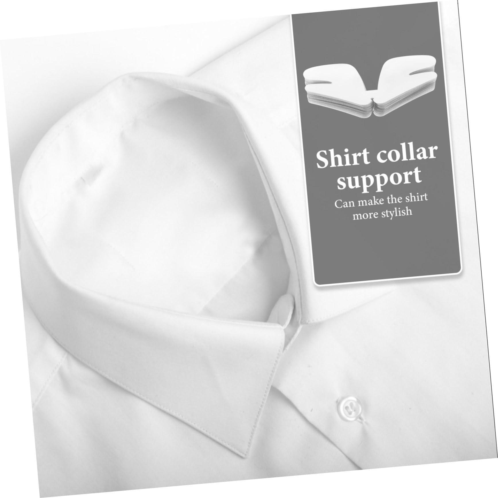 Homoyoyo Inserciones En El Cuello De La Camisa De Vestir Estancia De La Camisa Imanes De Sujeción Del Collar Refuerzo Moldeador De Cuello Para Hombres