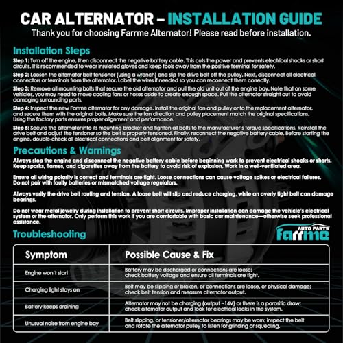 11099 Car Alternator Fit for Honda Odyssey 05-07, Pilot 05-08 - Image 6