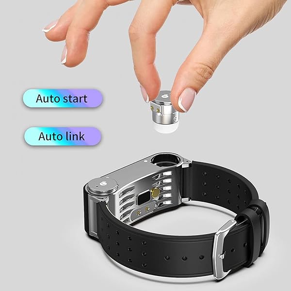Braccialetto intelligente Smart Watch 2 in 1 Auricolare Bluetooth wireless TWS schermo IPS da 114 pollici Cuffie Bluetooth 5 0 Smartwatch fitness Fitness Tracker Auricolari Combo Running Music Wr