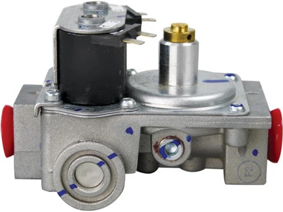 Gas Dual Solenoid Valve Replacement for #497269-2 Vulcan Hart Convection Oven 24V 3/8 In Out LP
