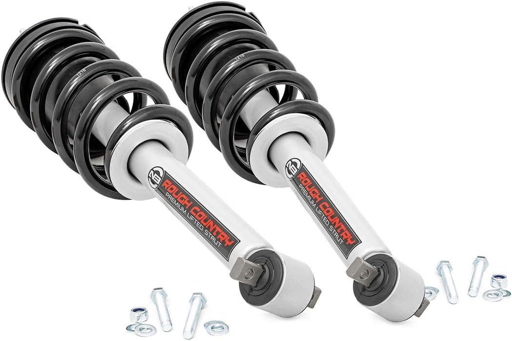 Rough Country 5" Loaded N3 Lifted Struts for 2014-2018 Chevy/GMC 1500-501034 : Rough Country: Automotive