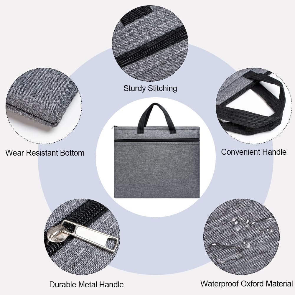 A4 File Bag with Handle - Image 4