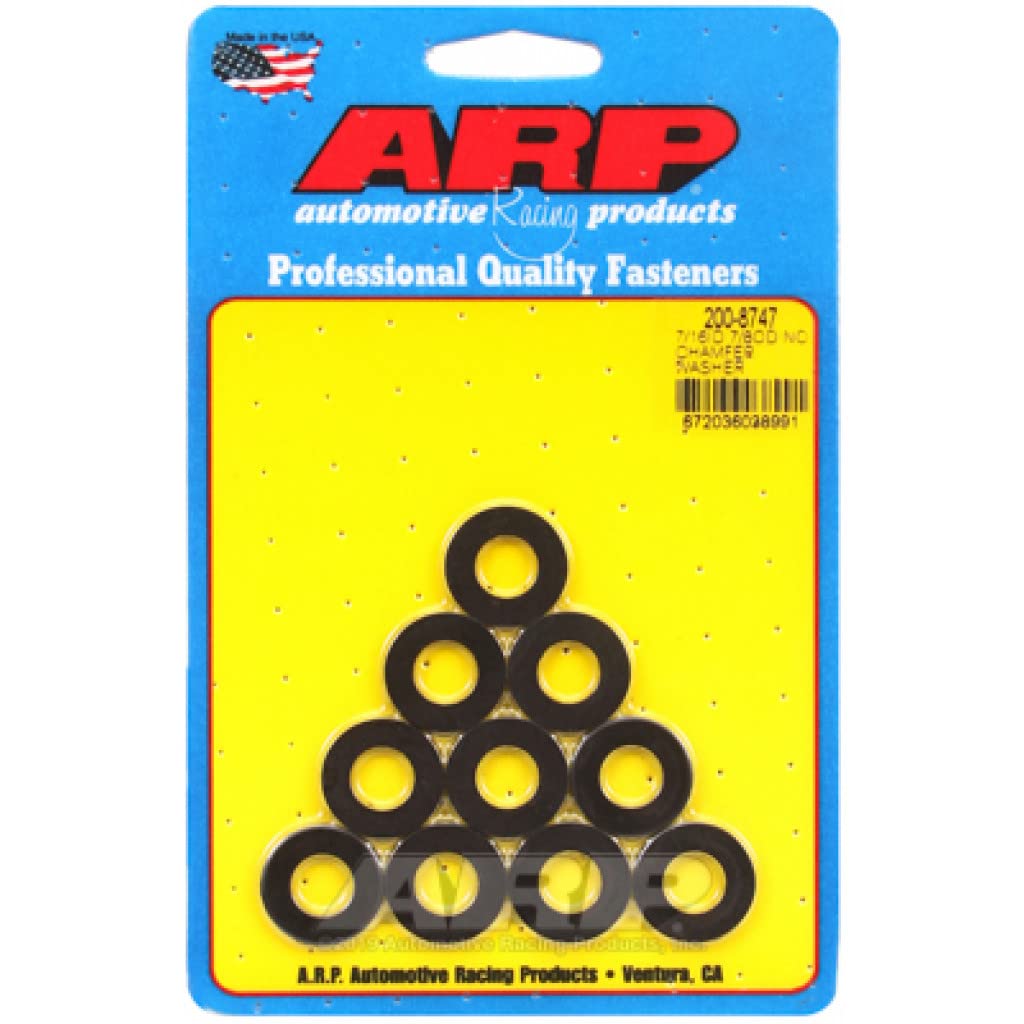 ARP Black Washers 7/16 ID 7/8 OD 10 Pack