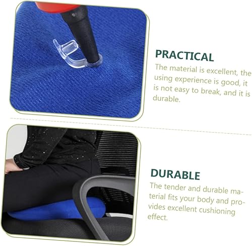 Miniatura 7 de GLEAVI Cojín redondo para silla de 2 piezas, cojín de ciática, cojín de asiento redondo, almohada de dona, cojín para hemorroides, cojín para silla