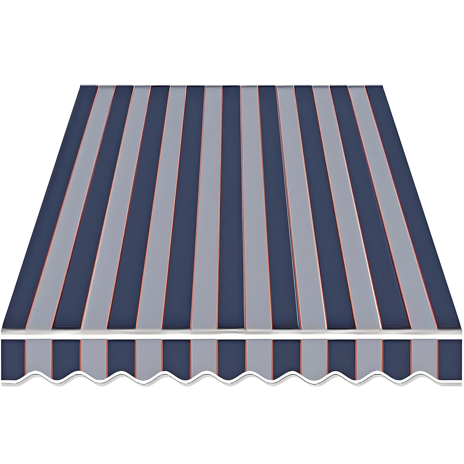 Odporna na promieniowanie UV wodoodporna wysuwana markiza zastępcza z tkaniny na taras, balkon, podwórko - baldachim przeciwsłoneczny (430 x 300 cm) - materiał poliestrowy